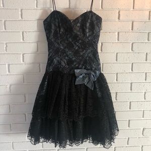1980s vintage prom/ winter formal dress